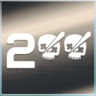 200 HEADSHOTS Trophy