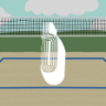 There are six positions in the volleyball court Trophy