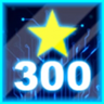 Collected 300 stars Trophy