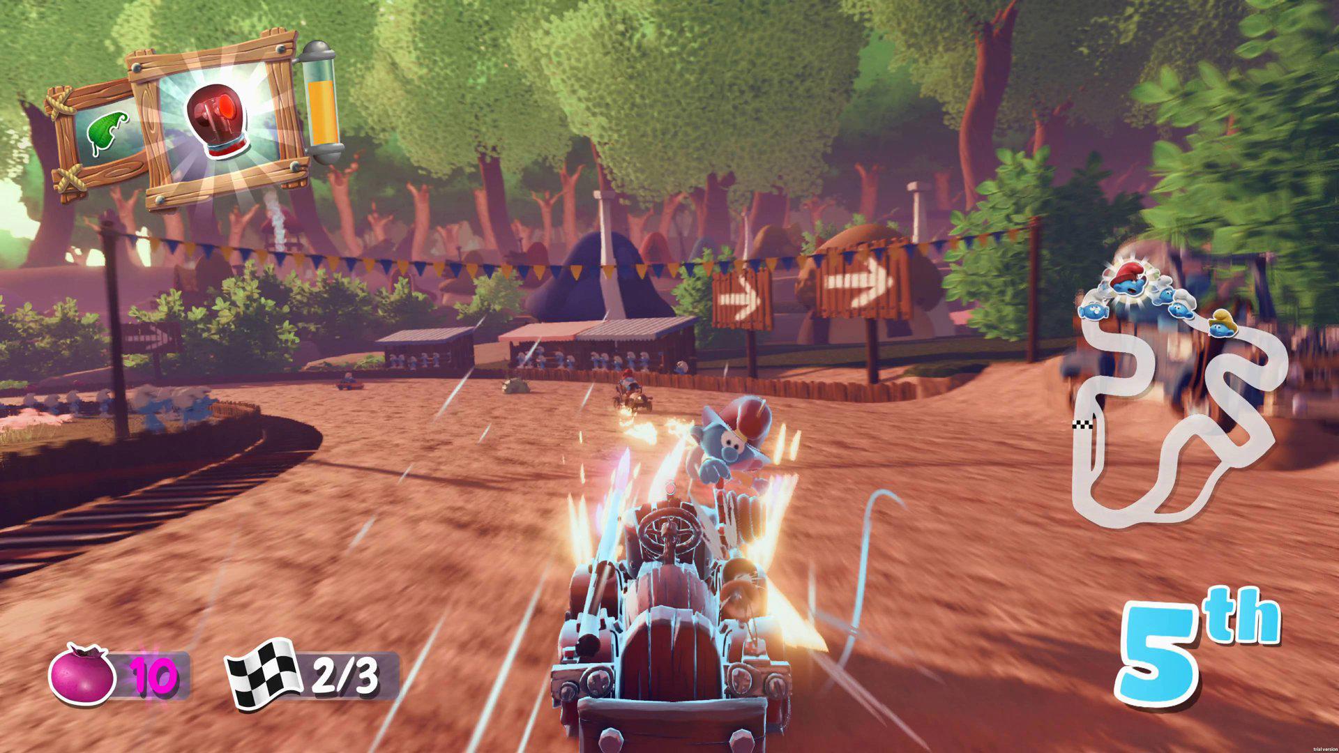 Jeu SMURFS KART Pour PS5 - Version UK Multilingue (EN/FR/DE/ES/IT/PT) - Neuf Sous Blister
