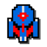Blue Spaceship Trophy