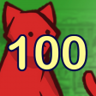 Found 100 Cats Trophy