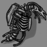 Fossilized Skeletal Remains Trophy