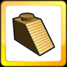 Legendary 1x2 Slope Brick Trophy
