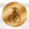 Gold Medal Ribbon Trophy