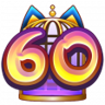 Magic Cat: 60 cats unlocked Trophy