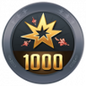 1000 Plane Kills Trophy