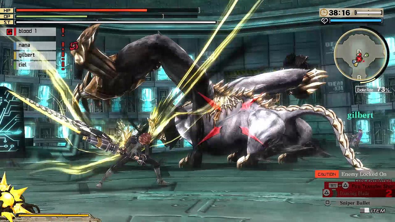 god eater rage burst ps4 how link