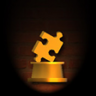A Puzzle Piece Trophy