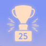 Perfect game 25 Trophy