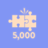 First 5000 piece puzzled Trophy
