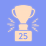 Perfect game 25 Trophy