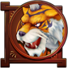 Defeat Spikey Tiger Trophy