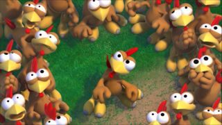 Crazy Chicken Invasion Screenshot 1