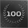 Hitting a Century Trophy