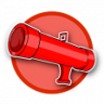 Red bazooka Trophy