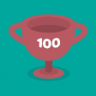 100 strokes! Trophy