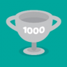 1000 strokes! Trophy