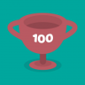 100 strokes! Trophy