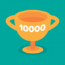 10000 strokes! Trophy