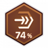 74% Story Progress Trophy