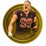 J.J Watt Legacy Award Trophy
