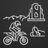 A MX rider at Snowdonia Trophy