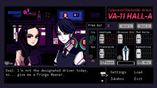 VA-11 Hall-A: Cyberpunk Bartender Action Screenshot 1
