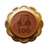 Total Holes 100 Trophy