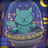 You found the Alien Cat Trophy
