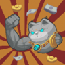 Lady Luck is a cool cat Trophy