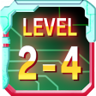 LEVEL 2-4 Boss Destroyed! Trophy