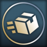 First cargo item on board Trophy
