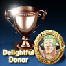Delightful Donor Trophy