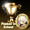 Peaked In School Trophy