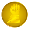 Threw Down the Gauntlet Again Trophy