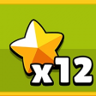 Collect 12 stars Trophy
