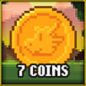 7 coins collected Trophy