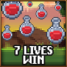 7 lives win Trophy