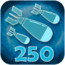 250 bombs Trophy
