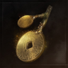 Bear Gold Coin Fruit Trophy