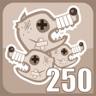 250 Total Kills Trophy