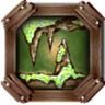 Alone in a Cave of Glowing Moss Trophy