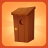 Destroy a wooden toilet Trophy