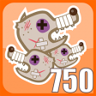 750 Total Kills Trophy