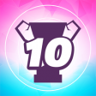 Decagonal Diamonds Trophy