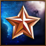 100 stars earned Trophy