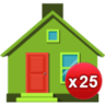 Built 25 house levels Trophy