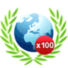 Win in 100 online games Trophy
