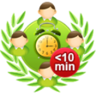 Win in 4 players online game in 10 minutes Trophy